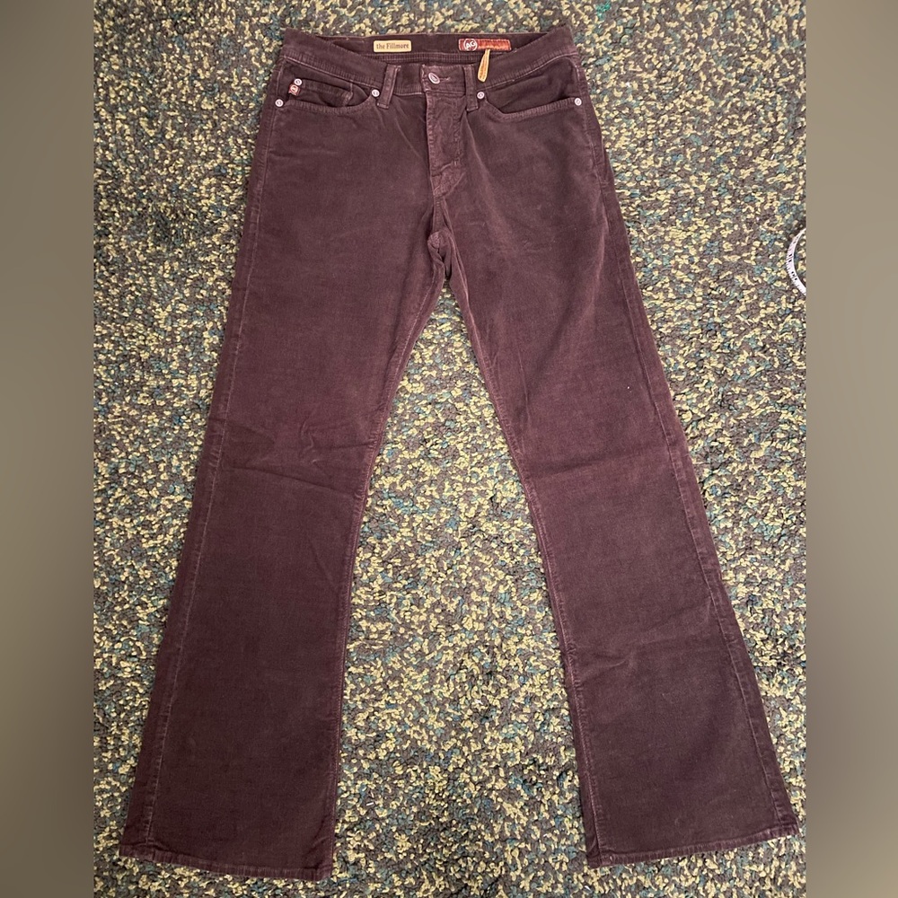 Vintage Adriano Goldschmied Flared Brown Corduroy Pants
